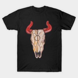 Taurus Cow Skull T-Shirt